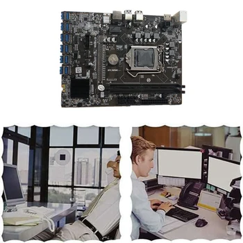 B250C BTC Rudarstvo Motherboard 12XPCIE, da USB3.0 Grafično Kartico Reža za LGA1151 Podpira DDR4 RAM DIMM Matično ploščo Računalnika