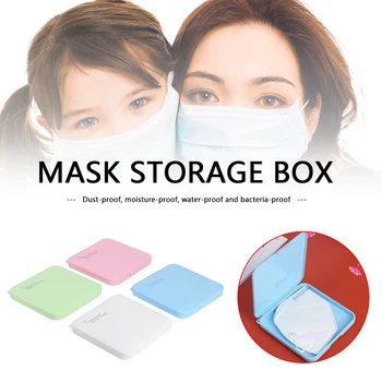 Prenosni Dustproof Maska Mini Škatla Za Shranjevanje Otroci Usta Pokrov Za Shranjevanje Primeru Respirator Imetnik Nepremočljiva Organizator Polje