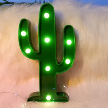 Želva Listov LED Luči Baby Tuš Stranka Kaktus Kokosovo LED Svetilka Noč Svetlobe Otroci Soba Dekor Otroci Darila Božič Dobave