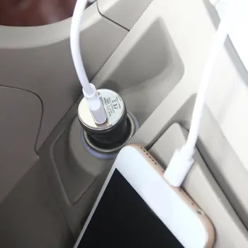 USB Avto Polnilec za Polnjenje Napajanje Vhod 12-24V DC Izhod 5.0 V 1000mA za Apple iPod Touch Za iPhone