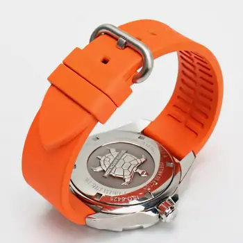 DEETLE 20 mm 22 mm 24 mm fluororubber gume watchbands oranžne športne pametno gledati pasu trak watch pribor zapestnica pasu