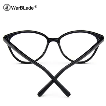 WarBLade Nova Očala Očala Okvirji Ženske Mačka Oči Očala Okvirji Za Moške Lady Optični eyeglass Jasno Očala Unisex