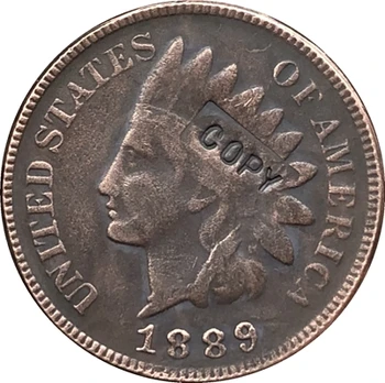 1889 Indijski glavo centov kovanec izvod