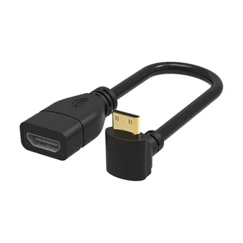 Komolec HDMI podaljšek za 90 stopinj L-tip HDMI moški-ženski kabel podaljšek 270 stopinj komolec podaljšek 4K