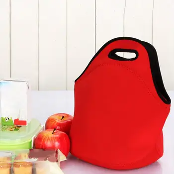 Zunanji neoprenske piknik vrečko, izolirani torbi kosilo vrečko,otrok hladilnik kosilo vrečko,varstvo okolja hladilnik vrečko,vrečko za Shranjevanje