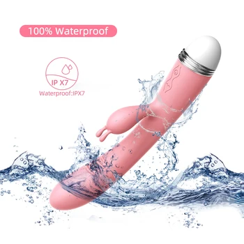 Močan Vibrator, Vibrator G-Spot Rabbit Vibrator za Klitoris Stimulator Vaginalne Muco Massager Sex Igrače za Ženske, Ženska Masturbacija