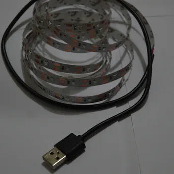LED Nočna Lučka Niz 5 12V Z Vrati USB Kabel Nepremočljiva 5M 10M USB LED trak svetlobe žarnice SMD 3528 za TV/ PC