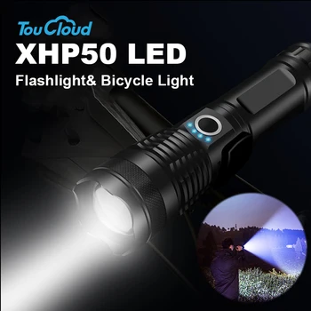 XHP50 LED Svetilka Izposoja smerniki USB Polnilne Super Svetla cikel svetlobe kolo Zoomable Poudarek 18650 baterijo, Nepremočljiva