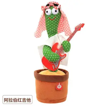 Elektronski Ples Kaktus Plišastih Lutka Govori Govori Snemanje Zvoka Ponovite Igrača Kawaii Kaktus Igrače Otrok Za Izobraževanje Igrača Božično Darilo