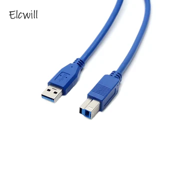 Hitro USB, Tiskalnik, Scanner, Tip Kabla A Moški B Sinhronizacija Podatkov Polnilnik, Kabel 0.3 0.5 1 1.5 3m Kabel na Debelo