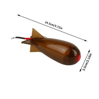 Krap Ribolov Raketa Napajalni Veliko Malih Spod Bomb Plavajoče Vabe Vaba Imetnika 2 Velikost Pelete Rakete Podajalniki Položaj, Orodje Pribor