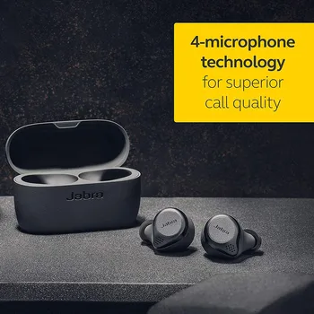 1:1 Jabra Elite-75t Tws res brezžično in-ear slušalke Bluetooth 5.1 šport čepkov nepremočljiva z mikrofonom nasprotnega gaming slušalke