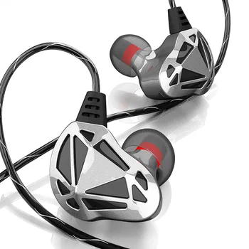 QKZ AK7 slušalke za v uho, zaslon slušalke, high-fidelity heavy bass zmanjšanje hrupa, v uho K pesem mobilni telefon, slušalke