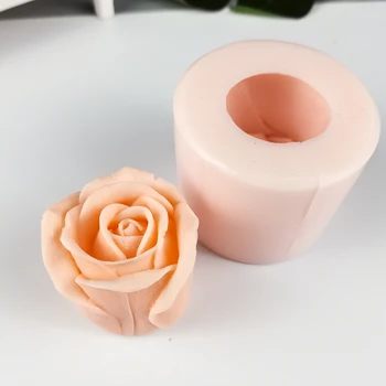 Rose Cvet Oblike 3D Dekoracijo Obrti Silikonsko Plesni Torto Plesni Torto DIY Čokolada Peko Cupcake Plesni Peko Orodja