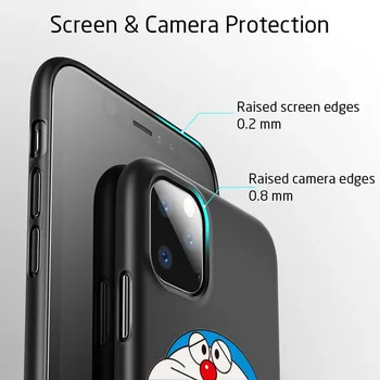Srčkan Doraemon Silikonski Pokrovček Za Apple IPhone 13 12 Mini 11 Pro XS MAX XR X 8 7 6S 6 Plus 5S SE Telefon Primeru