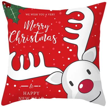 45 cm Elk Božiček Božič Blazine Pokrov Vesel Božič Okraski Novo Leto 2022 Navidad Darilo Božični Okraski za Dom