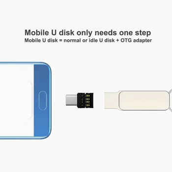 Tip-C USB-C-USB 2.0 OTG za Xiaomi Mi A1 Za Samsung Galaxy S8 Plus Oneplus 5T Pro Tip C OTG Pretvornik