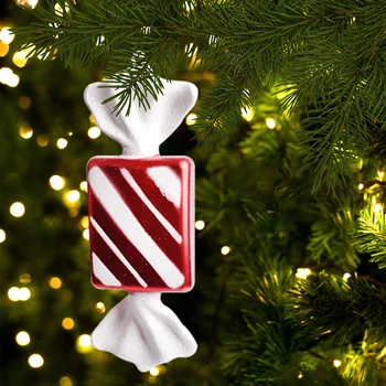 2022 Božič Obesek Plastičnih Sladkarije Trsa Velike Lollipop Viseči Okraski Za Božična Drevesa Okraski Za Dom Dekor Navidad