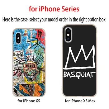 Jean Michel Basquiat Mehki Silikonski Primeru 2020 Za iPhone 13 11 12 Pro X XS Max XR 6 6S 7 8 Plus SE 2020 Mini Pokrov