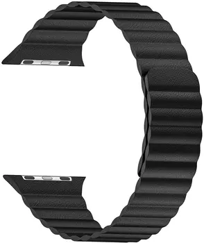 Usnje zanke za Apple Watch band 44 mm 40 mm 38 mm 42mm Magnetni manšeta pas, zapestnica correa za iWatch 5 4 3 2 SE 6
