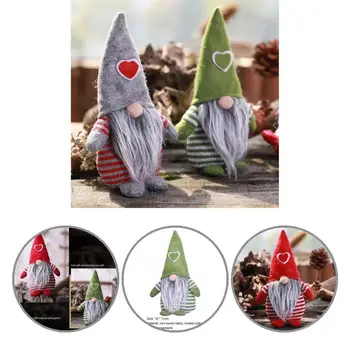 Palček Igrača Ornament Lepe Dekorativne Božič Švedski Tomte Gnome Igrača Za Večkratno Uporabo Nitke Brezplačno Brezosebna Santa Lutka