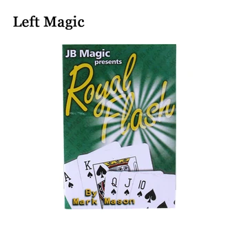 Royal Flash Mark Zidar In JB ( 5 Kartic ) čarovniških Trikov Piaying Card Poker Close-Up Fazi Opremo Iluzijo Čarovnik