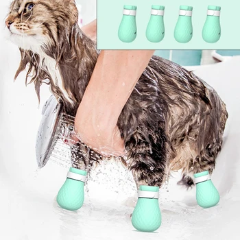 Mačka Umivanje Nog Nastavite Mačka Tuš Dobave Kat. Št Cut Nohte Kopel Bag Anti-Scratch Ugriz Pranje Mačka Kopanje Stopala Pokrov