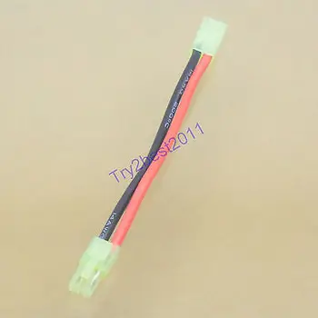 Mini Tamiya Moški-Ženski kabel podaljšek 10 cm 14AWG žice Za Airsoft Baterije