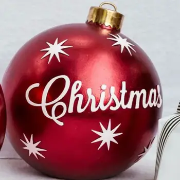 60 cm Božični Kroglice Božično Drevo Okraski za Božično Darilo Božič Hristmas Okraski Za Dom na Prostem PVC Napihljive Igrače
