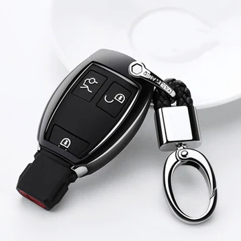 2019 Novo Mehko TPU Avto Ključ Kritje velja Za Mercedes Benz C Razred W205 GLC GLA Avto Styling Tipko Lupini za Varstvo keychain Accessorie