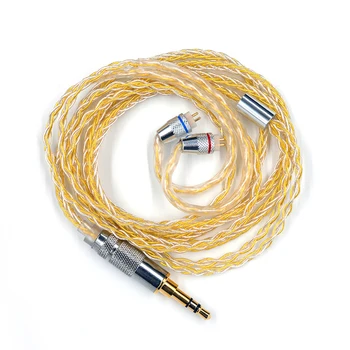 KZ auriculares de plata de oro mezclado plateado kabel de actualizacin de auriculares de kabla Izvirno ZSN ZS10 Pro AS10 AS06