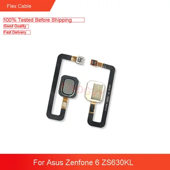 Za Asus Zenfone 6 ZS630KL Prstnih Senzor Gumb Domov Tipka na Dotik ID Flex Kabel Zamenjajte rezervnih Delov
