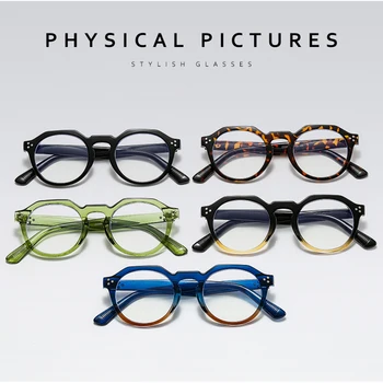Modra Svetloba Blokiranje Očal Okvir za Moške in Ženske, Optični Recept Plastična Očala Okvir Očal UV400 Premaz