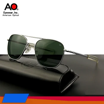 Letalski stekla, sončna Očala Moških 2022 Ameriški Vojski Vojaško Optični AO54 sončna Očala pilotni vožnje očala Oculos de sol masculino
