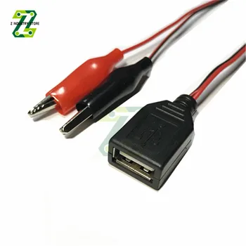 Aligator Test Posnetke Objemka za Ženski Konektor USB Napajalni Adapter Žice 58 cm