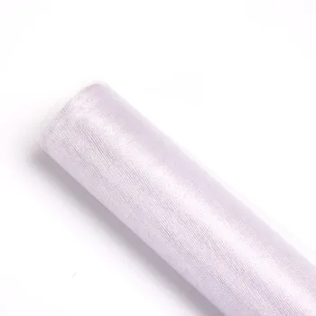 5m 10m Til Roll Crystal Fabric Organza Belo Poročno Dekoracijo Rojstni Baby Tuš Til Roll Spool Poroka Dekoracija