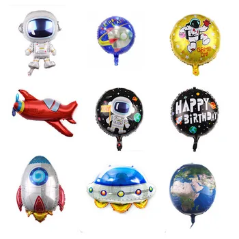 1pcs Mini Astronavt serije balon Aluminija rojstni dan Baloni dekoracije potrebščine otroci igrače globos