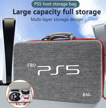 Za PS5 Vrečko za Shranjevanje Trdi Prenosni Potovalni kovček Shockproof Neprepusten za Playstation 5 igralne Konzole