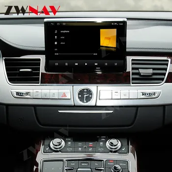 Android 10 Zložljiv Zaslon Za Audi A8 D4 2009 - 2017 Avto Radio Multimedijski Predvajalnik, GPS Navigacija Vodja Enote Stereo Carplay 4G KARTICE
