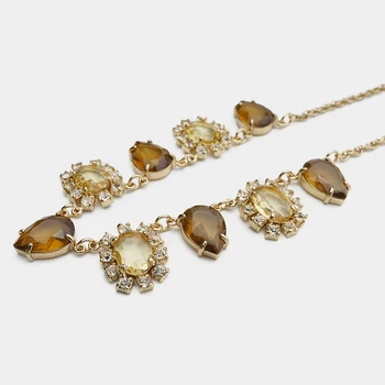 Amorita boutique zlata Roža obesek ogrlice