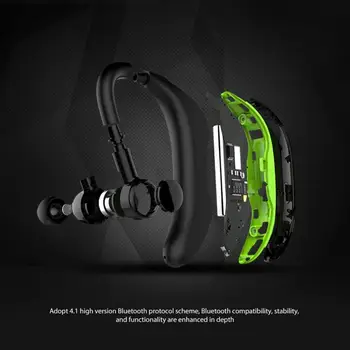 F600 Brezžična tehnologija Bluetooth Hands-free držalo za uho Slušalke Dolgo udobje nošenja Dolgo življenjsko dobo baterije Sports Business Headset