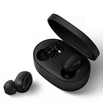 A6S TWS Bluetooth 5.0 Slušalke Brezžične Slušalke HiFi Stereo Šport Čepkov Slušalke z Mikrofonom in Polnjenje Polje za Pametne telefone