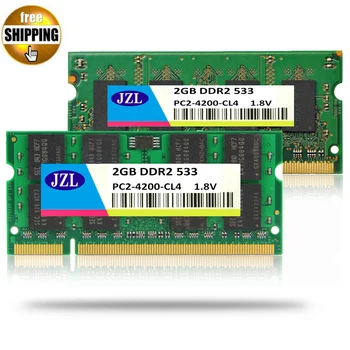 JZL Prenosni Pomnilnik Ram SODIMM PC2-4200 DDR2 533MHz 200PIN 2GB / PC2 4200 DDR 2 533 MHz 200 PIN 1.8 V CL4 Prenosni Računalnik, SDRAM