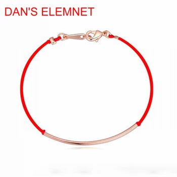 DAN JE ELEMENT blagovne Znamke 3 kovinske barve nove rdeča vrv zapestnica preprosto moda z nižjo ceno 113959