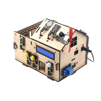 Vroče Prodajo Pametni Dom, Avtomatizacija Projektov, Lesena Hiša DIY Učni Komplet za Arduino Uno Starter Kit