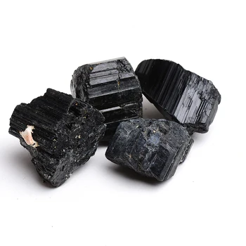 Naravni Črni Turmalin Raw OreGem Mineralnih Osebkov Nezakonitih Kristali Redectromagnetic Sevanja Deuce Elgaussing Energije Ston