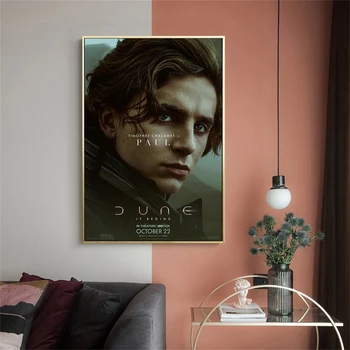 Dune 2021 Film Znak Plakatov in Fotografij Wall Art Platno Umetniški Portret Timothee Chalamet Slikarstvo za Dnevni Sobi Doma Dekor