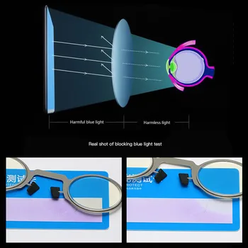 Retro Anti Blue Ray Obravnavi Očala Moških Kovinski Okvir Presbyopia Očala Krog Očal Okvir +1.0+1.5+2.0+2.5+3.0+3.5+4.0