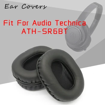 Blazinic Za Audio Technica ATH SR6BT ATH-SR6BT Slušalke Earpads Zamenjava za Slušalke Ear Pad PU Usnje Goba Pene