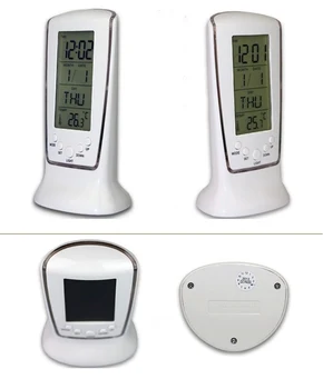 Mini Alarm Ura LED Svetlobna Glasbe Alarm Ura Izklop Z Rojstni dan Opomnik Dremež Temperatura Elektronski Budilka Spalnica